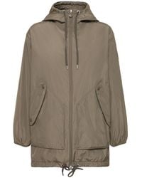 Moncler - Parka melia in techno - Lyst