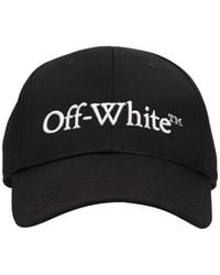 Off-White c/o Virgil Abloh - Cappelli di cotone neri - Lyst