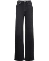 RE/DONE - Jeans anchos de algodón con cintura alta - Lyst