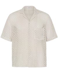 Commas - Short Sleeve Macramé Shirt - Lyst