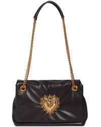 Dolce & Gabbana - Petit sac en cuir nappa souple devotion - Lyst