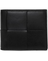 Bottega Veneta - Maxi Intreccio Leather Billfold Wallet - Lyst