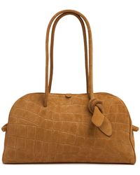 Jacquemus - Le Turismo Croc Suede Shoulder Bag - Lyst