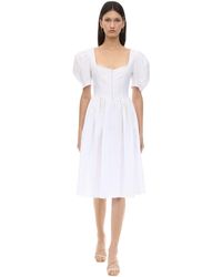 Gioia Bini Clo Linen Dirndl Dress - White