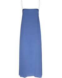 Khaite - Sicily Silk Midi Dress - Lyst