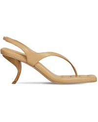 GIA X RHW - 75mm Rosie 13 Leather Thong Sandals - Lyst