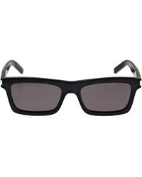 Saint Laurent - Ysl Sl 461 Squared Acetate Sunglasses - Lyst