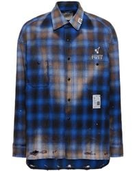 Maison Mihara Yasuhiro - Vintage Check Cotton Shirt - Lyst