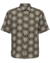 Frescobol Carioca - Bedrucktes Leinenhemd "castro Copa Sol" - Lyst