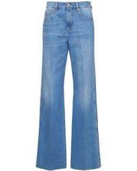 Gucci - Washed Cotton Denim Jeans - Lyst
