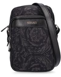 Versace - Barocco Athena Jacquard Crossbody Bag - Lyst