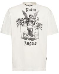 Palm Angels - University T-Shirt mit Logo-Print - Lyst