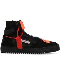 Off-White c/o Virgil Abloh Sneakers Aus Nylon Und Wildleder "off Court" - Schwarz