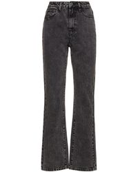 WeWoreWhat - High Rise Relaxed Straight Denim Jeans - Lyst
