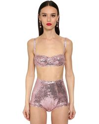 Dolce & Gabbana Bh Mit Pailletten - Mehrfarbig