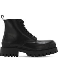 Balenciaga - Shoes > boots > lace-up boots - Lyst