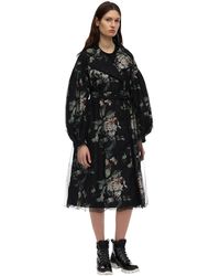 Moncler Genius Lvr Exclusive Simone Rocha Down Coat - Black