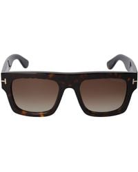Tom Ford - Fausto Squared Eco-acetate Sunglasses - Lyst