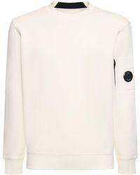C.P. Company - Diagonal Raised Fleece Sweatshirt - Lyst