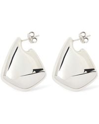 Bottega Veneta - Small Fin Sterling Earrings - Lyst
