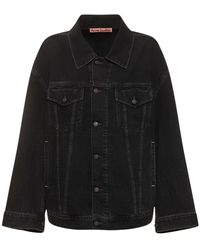 Acne Studios - Morris Cotton Denim Oversize Jacket - Lyst