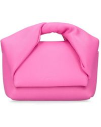 JW Anderson Leder Nano Handtasche Aus Leder twister in Pink Damen Taschen Taschen mit Griff 