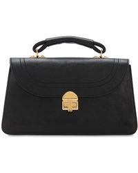 Marni Handtasche Aus Leder "juliette" - Schwarz