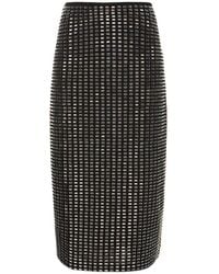 WeWoreWhat - Embellished Jersey Midi Skirt - Lyst