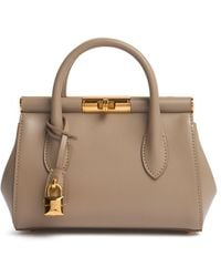 Dolce & Gabbana - Mini Marlene Day Leather Top Handle Bag Unique - Lyst