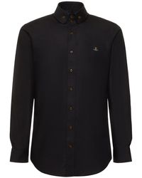 Vivienne Westwood - Camisa de popelina de algodón con logo - Lyst