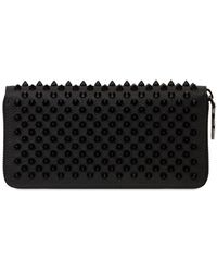 Christian Louboutin - Panettone Spiked Leather Zip Wallet - Lyst