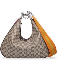 Gucci - Attache Gg Supreme Hobo Bag - Lyst