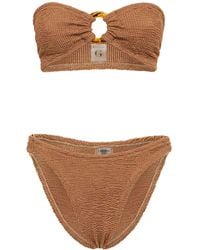 Hunza G - Gloria Bandeau Bikini Set - Lyst