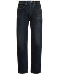 Balenciaga - Cotton Denim Jeans - Lyst