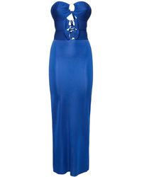 Tom Ford - Keyhole Strapless Jersey Long Dress - Lyst