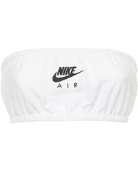 Nike Oberteil Aus Baumwollmischpiqué - Weiß