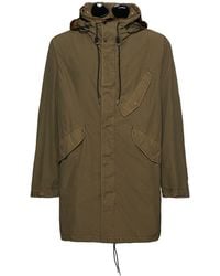 C.P. Company - Flatt Nylon goggle Fishtail Parka - Lyst