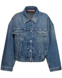Acne Studios - Morris Oversize Cotton Denim Jacket - Lyst