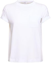 Brunello Cucinelli - Jersey Short Sleeve T-Shirt - Lyst