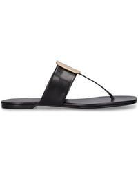 Tory Burch - 10mm Georgia Leather Thong Sandals - Lyst