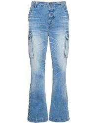 Amiri - Cargo-kick-flare-jeans Aus Baumwolle - Lyst