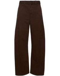 Lemaire - Twisted Belted Pants - Lyst