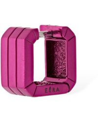 Eera - Mini créoles carrées en or 18 k eéra - Lyst