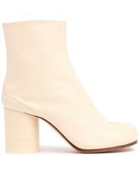 Maison Margiela - 80mm Hohe Tabi-stiefel Aus Leder - Lyst
