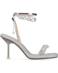 Mach & Mach - Sandalias con lazo de cristales 95mm - Lyst