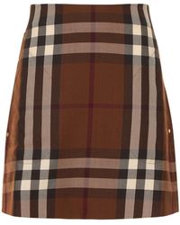 Shoppen Sie Damen-Röcke von Burberry | Bis zu 77% Rabatt im  Weihnachtsangebot | Lyst DE