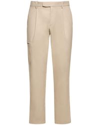 Brioni - Pantalones de algodón y lana - Lyst