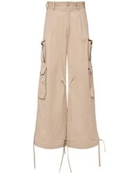 Dolce & Gabbana - Wide Cotton Cargo Pants - Lyst