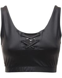 Year Of Ours Shine Football Bra - Black