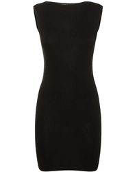 St. Agni - Sleeveless Knit Tencel Mini Dress - Lyst